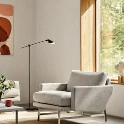 MS011 Golvlampa, Black Pvd