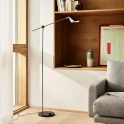 MS011 Golvlampa, Black Pvd