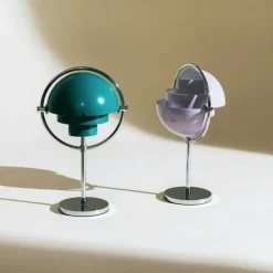 Multi-Lite Bordslampa Portabel, Krom