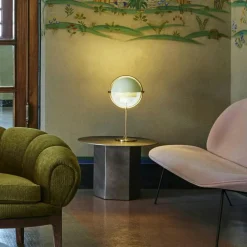 Multi-Lite Bordslampa Portabel, Krom