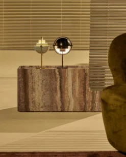 Multi-Lite Bordslampa Portabel, Krom