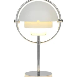 Multi-Lite Bordslampa Portabel, Krom