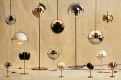 Multi-Lite Golvlampa, Krom / Svart