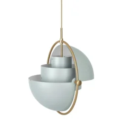 Multi-Lite Pendel 36 cm, Mässing/Sea Grey Halvmatt