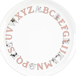 Barn RIG-TIG Barntallrikar-Mumin ABC Tallrik 20 cm, Turquoise