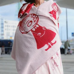 Mumin Badhandduk 70x140 cm, Kärlek