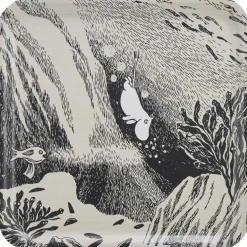 Mumin Bricka 33x33 cm, Coffee Time