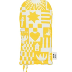 Moomin Arabia Grytlappar & Grytvantar-Mumin Grytvante Fest, Grön