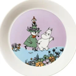 Moomin Arabia Assietter-Mumin Tallrik Vänner för alltid 19 cm