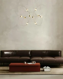 DCWéditions Ljuskronor & Takkronor-Munari Ljuskrona X8, Guld