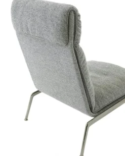 &Tradition Fåtöljer-Muno LN16 Loungefåtölj Hög Rygg, Dark Chrome / Cifrado 0221