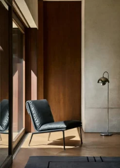 &Tradition Fåtöljer-Muno LN18 Loungefåtölj, Warm Black / Clay 0007