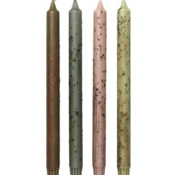 Mura Ljus 30 cm 4-pack, Flerfärgad