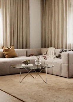 Mure 3-Sitssoffa Med Divan Vänster, Moon White