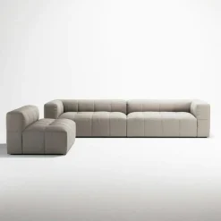 Mure 4-Sitssoffa Med Öppet Avslut Höger, Moon White