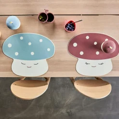 OYOY Bordstabletter & Glasunderlägg-Mushroom Bordstablett, Röd