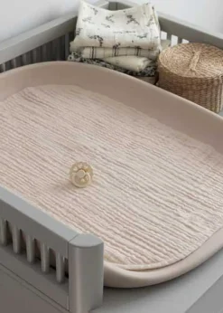 Muslin Amningshandduk 2-pack, Forest Lake Blue