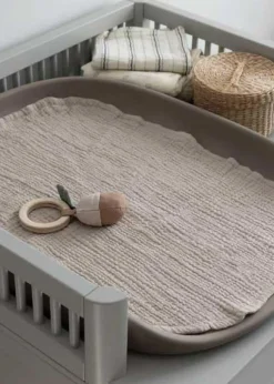 Muslin Amningshandduk 2-pack, Forest Lake Blue