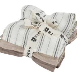 Muslin Babyfilt 3-pack, Blue Olive