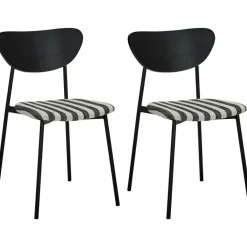 Must Stol 2-pack, Svart/Vit