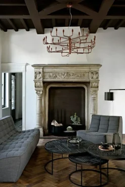 N701 Soffa, Beige 3-Sits