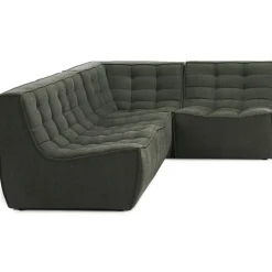 Ethnicraft Fåtöljer|Modulsoffor-N701 Soffa, Old saddle 1-Sits