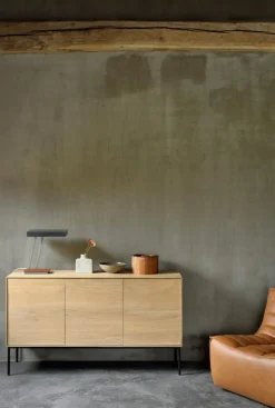 Ethnicraft Fåtöljer|Modulsoffor-N701 Soffa, Old saddle 1-Sits