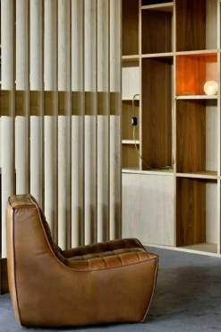 Ethnicraft Fåtöljer|Modulsoffor-N701 Soffa, Old saddle 1-Sits