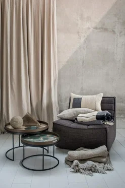 Ethnicraft Fåtöljer|Modulsoffor-N701 Soffa, Old saddle 1-Sits