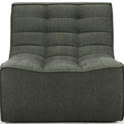 Ethnicraft Fåtöljer|Modulsoffor-N701 Soffa, Old saddle 1-Sits