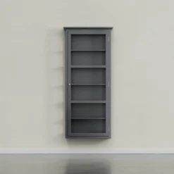 N4 Vitrinskåp, Anthracite