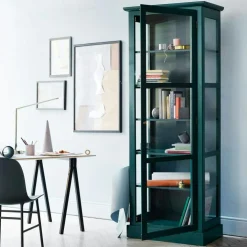 N1 Vitrinskåp, Grön