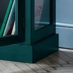 N1 Vitrinskåp, Grön