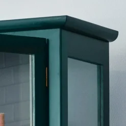 N1 Vitrinskåp, Grön