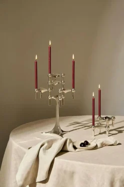 Nagel Ljus 12-pack, Bordeaux