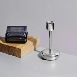 Iittala Ljusstakar-Nappula Ljusstake 183 mm, Aqua