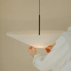 Nebra Pendel Vit, Ø40-75 cm