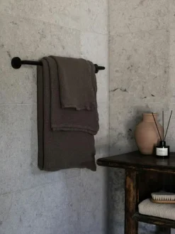 Tell Me More Handdukar & Badlakan-Nella waffle Handduk 100x150 cm, Taupe