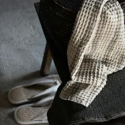 Tell Me More Handdukar & Badlakan-Nella waffle Kökshandduk 50x70 cm, Taupe