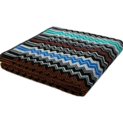 Neoclassic Handduk 70x115 cm, Svart/Multi