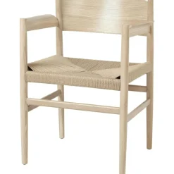 Mater Stolar-Nestor Karmstol, Sirka Gråbetsad Bok / Papperssnöre