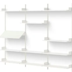 New Works Vägghyllor|Modulära Hyllsystem-Displayhylla 1900 mm, Vit