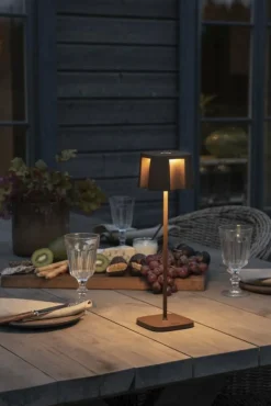 Gnosjö Konstsmide Portabla Lampor|Portabla Lampor-Nice Bordslampa Portabel, Svart