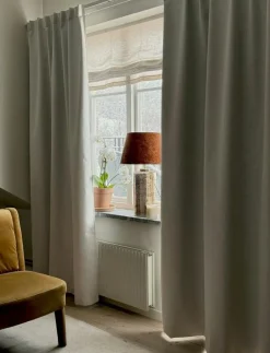 Himla Gardinlängder-Nightfall Mörkläggningsgardin Med Veckband 135x250 cm, Ljusgrå