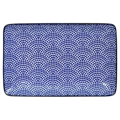 Nippon Blue Sushitallrik 13,5x21 cm, Lines