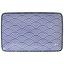 Nippon Blue Sushitallrik 13,5x21 cm, Lines