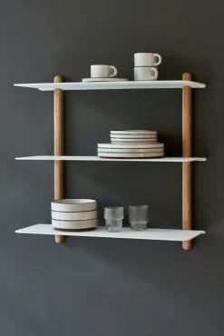 Gejst Vägghyllor-Nivo large A Vägghylla / Vit / Filter Oak