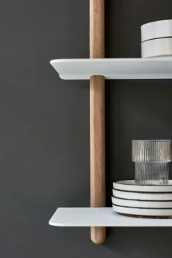 Gejst Vägghyllor-Nivo large A Vägghylla / Vit / Filter Oak