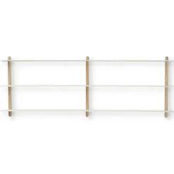 Gejst Vägghyllor-Nivo Vägghylla D, Svart Ask / Svart