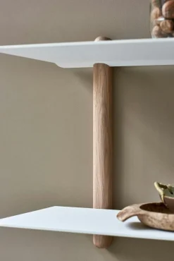 Nivo Vägghylla F, Svart Ask / Svart